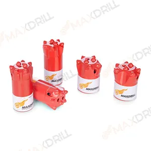 Maxdrill Drilling bits tapered 12 degree rock button bits for Drifting and Tunneling