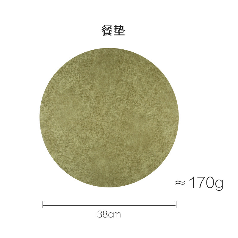 Set de table couleur matcha (38cm)
