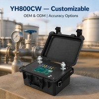 Calibrador de Presión de Aire Portátil YH800CW, Totalmente Automático, de Vacío a 60 bar, Pantalla Táctil, Registro de Datos, Calibración y Prueba