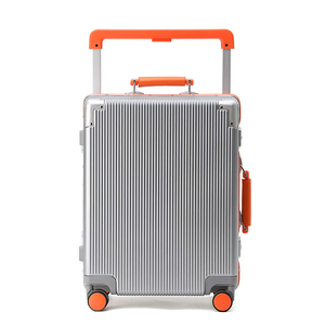 <span class=keywords><strong>Valise</strong></span> d'affaires unisexe sur mesure avec cadre en aluminium et poignée télescopique à 360° °   <span class=keywords><strong>Valise</strong></span> à roulettes avec porte-gobelet en polycarbonate rigide - Product Image 4