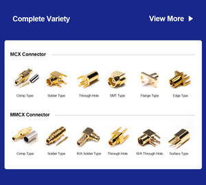ขั้วต่อ MMCX ตัวผู้แบบมุมฉากของอูฮั่น ชนิด Crimp พร้อมสายโคแอกเชียล RF รุ่น Rg179 Rg316 - Product Image 5