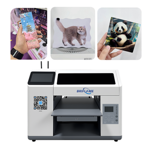 迷你平板A3紫外喷墨打印机半自动移动应用打印金属徽章聚氯乙烯卡紫外打印机带电脑 - Product Image 1