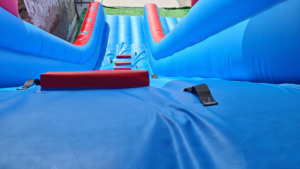 Château gonflable géant commercial avec toboggan, château sauteur Spiderman gonflable, toboggan sec en PVC 30x23x26.3FT, 40 personnes, 3 ans - Product Image 3