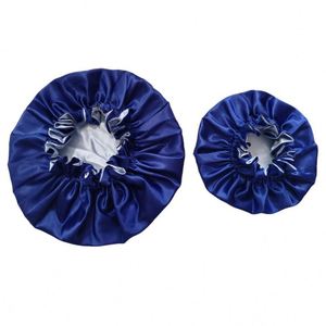 Meilleures ventes : Ensemble bonnet de nuit en satin et foulards pour cheveux, collection Maman et Moi, avec logo personnalisé, bonnets en soie et foulards pour cheveux, cadeau promotionnel - Product Image 3