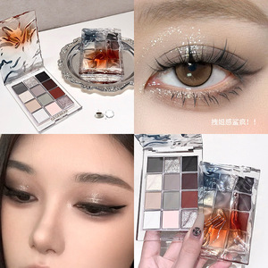พาเลทอายแชโดว์สีสันสดใส Water Wave - อายแชโดว์เนื้อแมตต์ 12 สี สำหรับ<span class=keywords><strong>แต่งหน้า</strong></span>สไตล์เกาหลี - Product Image 6