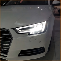 Pour Audi A4 A4L 2017 2018 2019 B9 8W Phares Full LED avec mise à niveau Xénon, DRL Matrix et clignotants séquentiels, boîtier noir