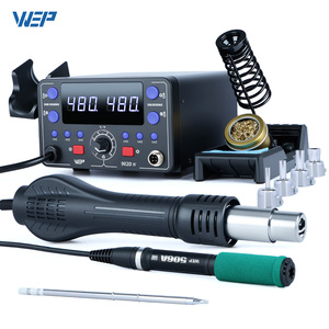 Station de Retravail WEP 902D-IV 775W avec Fer à Souder <span class=keywords><strong>T12</strong></span> et Affichage Numérique LCD Grand Format, Chauffage Rapide pour Réparation CMS 2-en-1 - Product Image 1