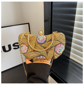 Phụ Nữ Của Thanh Lịch Sang Trọng Cổ Điển <span class=keywords><strong>Sequins</strong></span> Buổi Tối Túi Nhỏ Gọn Trọng Lượng Nhẹ Hot Bán Cho Các Bên - Product Image 2