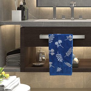 Porte-serviettes de bain auto-adhésif sans perçage 39 cm, barre porte-serviettes adhésive pour salle de bain, support de serviettes de douche - Product Image 4