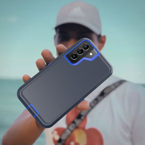 เคสกันกระแทก 3 in 1 สำหรับ <span class=keywords><strong>Samsung</strong></span> <span class=keywords><strong>Galaxy</strong></span> S22 <span class=keywords><strong>23</strong></span> <span class=keywords><strong>Ultra</strong></span> เคสสำหรับ <span class=keywords><strong>Samsung</strong></span> S23 Plus ป้องกันการตก พร้อมคลิปหนีบเข็มขัด - Product Image 3