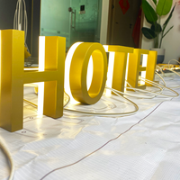Enseignes lumineuses LED personnalisées homologuées UL, lettres en relief rétroéclairées, pour extérieur, devantures de magasins, bâtiments, restaurants