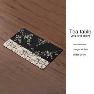 Wabi-Sabi สไตล์หรูหราหรูหรา high-end แห้งชาฟองเสื่อโต๊ะเซนฉนวนกันความร้อนเสื่อหลักถ้วยชา-หม้อศิลปะพรีเมี่ยม - Product Image 6