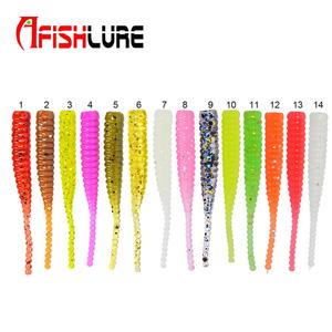 Câu cá thu hút Mini T đuôi mềm 38mm 0.36g 15pcs swimbait nhựa sâu câu cá mồi nhỏ t đuôi mềm Bionic mồi thu hút - Product Image 4