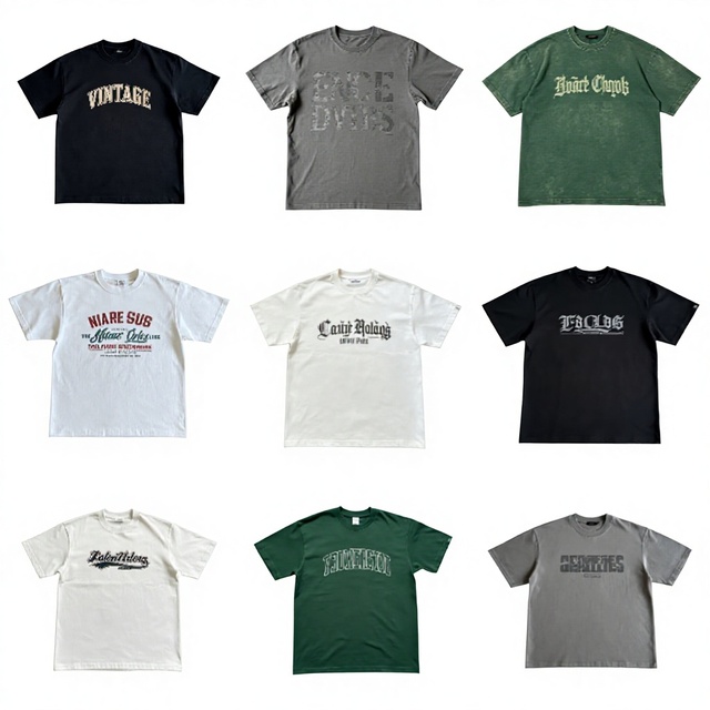 Hai Ding 100% Cotton Knitted Oversized Hip Hop Streetwear T-Shirt with Heartbreaker Print Graphic Design