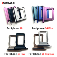 Tiroir de Carte SIM Unique pour iPhone 17 16 15 14 Plus 13 12 Mini 11 Pro X XR XS Max 8 7 6S 6 Plus Support de Carte SIM Pièces Détachées de Téléphone
