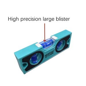 Niveau à bulle magnétique compact 230 mm en alliage d'aluminium épaissi pour la décoration domestique - Product Image 2