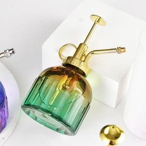 Pulvérisateur en verre pour plantes, petit arrosoir avec pompe en bronze, arrosoir rétro en verre vintage, mini arrosoir - Product Image 3