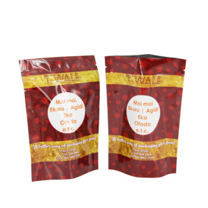 Retort Pouch Custom Bag Food Grade Smell Proof Plastic Stand Up Foil MOI MOI Food Retort Pouch