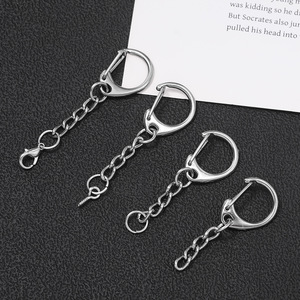 Anneau en D en alliage, crochet porte-clés, chaîne métallique, accessoires de bijoux DIY, collection Printemps 2026, origine Yiwu AC4758 - Product Image 2