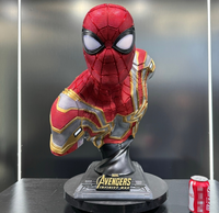 Escultura de Resina de Iron Man de Marvel Avengers a Tamaño Real 1:1, MK7 MK45 MK50 MK85 con Luz LED, Dibujos Animados