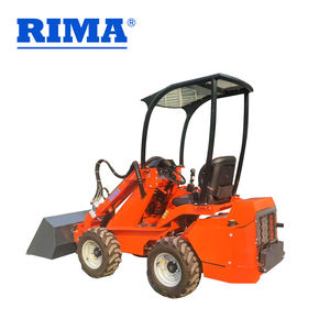 800kg <span class=keywords><strong>Mini</strong></span> Front End <span class=keywords><strong>Loader</strong></span> Compact Wheel <span class=keywords><strong>Loader</strong></span> dengan ban lebar - Product Image 6