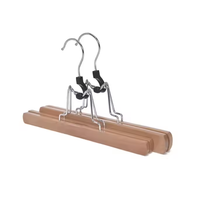 Cintre pour pantalon en bois blanc de couleur personnalisée à usage multiple cintre en jean, cintres pour extensions de cheveux