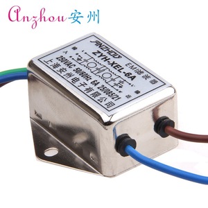 Filtro de Alimentación EMI Anzhou ZYH-XEL-6A 250VAC 6A, Filtro de Ruido de Modo Común para Fuente de Alimentación - Product Image 1