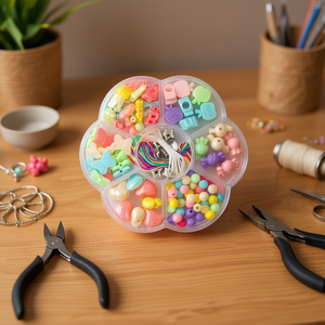 Set di Perline ILAN 10x10cm Multicolore, Kit per Creazione di Gioielli - Product Image 2