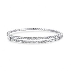 Dylam New Designer Fine Jewelry 18K <b>Gold</b> Plated 5A Cubic Zirconia <b>Bangle</b> Classic Tennis Bracelet Bracelets for Women - Product Image 1
