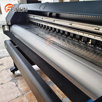 Imprimante à sublimation à quatre têtes avec système de boîtier monté à l'arrière Imprimante à jet d'encre de taille d'impression de 1.8 mètres