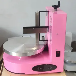 Máquina profissional de decoração de bolo de gelo, máquina automática de revestimento de creme de bolo de aniversário