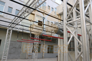 600 cubes d'obstacle guerrier Ninja, Course d'obstacle, barres <span class=keywords><strong>de</strong></span> singe flottantes <span class=keywords><strong>pour</strong></span> adultes, <span class=keywords><strong>bricolage</strong></span> à la maison - Product Image 6