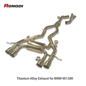 Sistema de Escape Catback de Alto Rendimiento en Color Dorado para BMW M3 G80 M4 G82 S58 3.0T 2021-2024, Tubería de Aleación de Titanio - Product Image 1