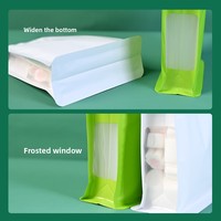Sacs Hualiang en aluminium colorés à huit soudures latérales pour appâts de pêche, thé, snacks, fruits secs, nourriture pour chats, nourriture pour chiens, grains de café, avec fermeture éclair