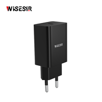 Chargeur mural rapide WISESIR 33W GaN Type-C PD 3.0 PPS avec protection OTP, efficacité de 92%, certifié CE ROHS