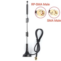 Antenne WiFi double bande 2.4G 5G 5.8G 12dBi avec base magnétique pour routeur WiFi, carte réseau sans fil, adaptateur USB, caméra IP de sécurité