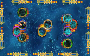 2025 bán buôn vật liệu mới 55 ''Màn hình 8 người chơi Arcade trò chơi câu cá Tủ 22 Thế Kỷ tàu khu trục - Product Image 5