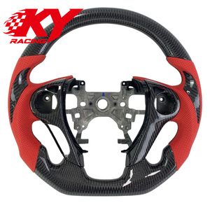 Volante Deportivo Personalizado de Fibra de Carbono y Cuero para Honda Accord 7ª y 8ª Generación, Odyssey RC1 RC2 RCL2 RC4 - Product Image 1