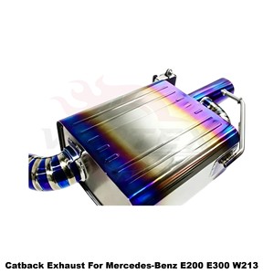 Vortex Racing-Spec Gradient Ti Header-<b>Back</b> Setup For Mercedes-Benz E200 E300 W213 2017-2023 Tuning - Product Image 5