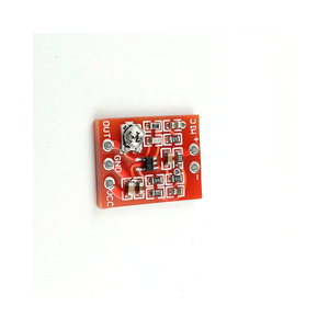 Taidacent Gain-Amplificador <span class=keywords><strong>de</strong></span> micrófono eléctrico ajustable, módulo amplificador <span class=keywords><strong>de</strong></span> micrófono, placa <span class=keywords><strong>de</strong></span> circuito, MAX4466 - Product Image 3