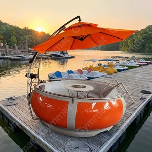 Bateau Donut Électrique Portable en PE à Faible MOQ, Idéal pour la Vente ou les Événements d'Entreprise et de Team Building - Product Image 3