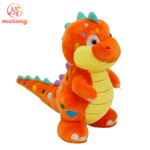 Peluche <span class=keywords><strong>Dinosaure</strong></span> Kawaii Coloré à Pois en Gros – Décoration Maison, Cadeau de Fêtes pour Boutique, Jouet Compagnon pour Enfants - Product Image 1