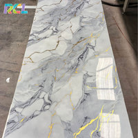 Panneau mural RCL en PVC, feuille de marbre 1220*2440mm pour la décoration intérieure, panneau UV