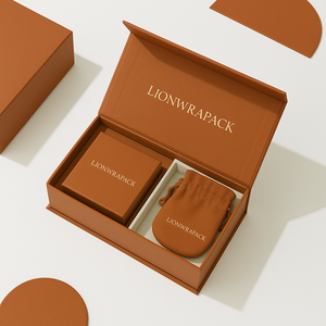 Lionwrapack bán buôn từ hộp đồ trang sức hình dạng cuốn sách nam châm trang sức Hộp quà tặng bông tai đóng gói Vòng cổ Hộp nhẫn - Product Image 3