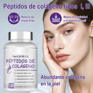 Cápsulas de Colágeno Complejo Multicolágeno de Alta Calidad de Marca Privada OEM, Producto de Belleza Antienvejecimiento Natural, 120 Piezas - Product Image 5