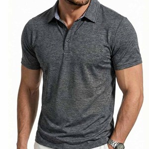 Chemises de golf pour hommes de haute qualité, manches courtes, col classique, imprimées sur mesure, ZML - Product Image 2