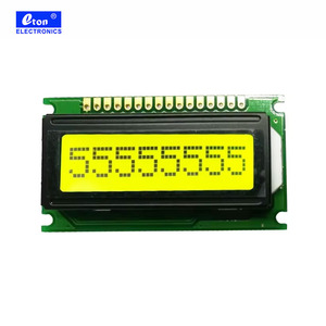 Özel Pantalla <span class=keywords><strong>Lcd</strong></span> 8x1 sarı-yeşil alfanümerik 8x 1 <span class=keywords><strong>Lcd</strong></span> ekran modülü 0801 <span class=keywords><strong>Lcd</strong></span> modülü - Product Image 4