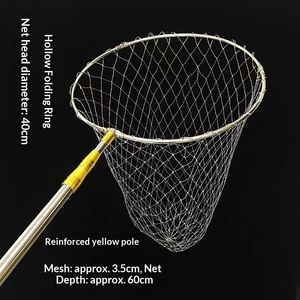 En gros, <span class=keywords><strong>Manche</strong></span> télescopique en acier inoxydable pour épuisette, réglable en longueur, multi-longueurs 3m-<span class=keywords><strong>4m</strong></span>, pour la cueillette de fruits et la pêche - Product Image 4
