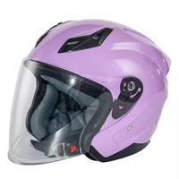 Casque rétro quatre saisons pour hommes et femmes, demi-casque trois-quarts, pièces pour moto électrique et vélo électrique