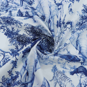 Tissu en popeline de coton imprimé numérique personnalisé de haute qualité, motifs floraux <span class=keywords><strong>Liberty</strong></span>, robes, chemises, jupes, vêtements pour filles et garçons - Product Image 1